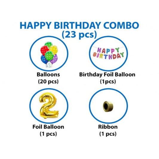 2Nd Birthday Decoration Items For Boys Or Girls (Multicolor)