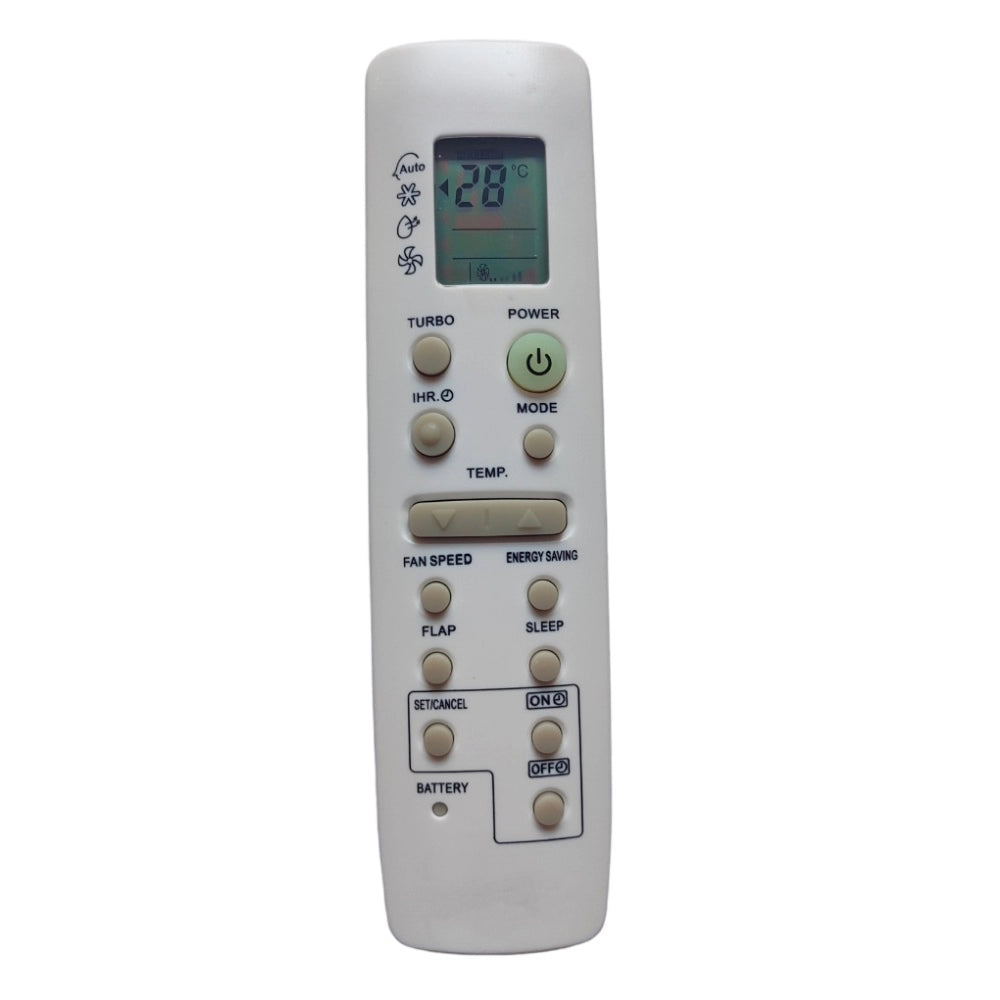 Generic Remote No. 182, Compatible with Onida AC Remote Control (Exactly Same Remote will Only Work)
