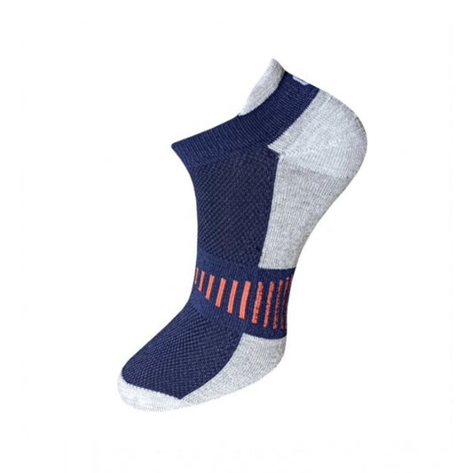 Generic 3_Pair Set Unisex Casual Cotton Striped Ankle Length Socks (Multicolor)