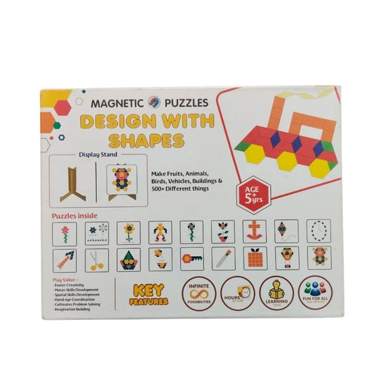 Magnetic Puzzle | Cardboard | Educational Toys| 3+ Years