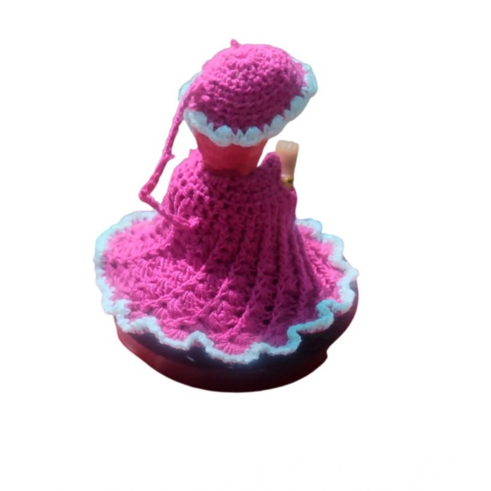 Laddu Gopal Dress Size: 0 To 6 (Magenta)