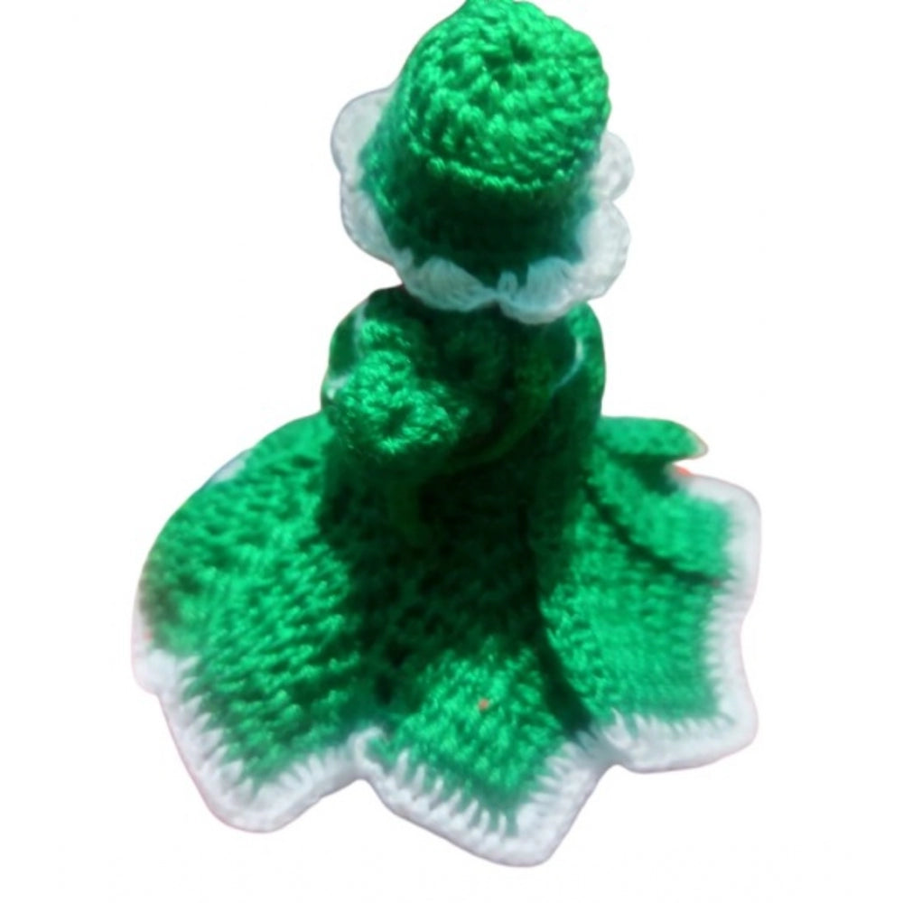 Laddu Gopal Dress Size: 0 To 6 (Green)