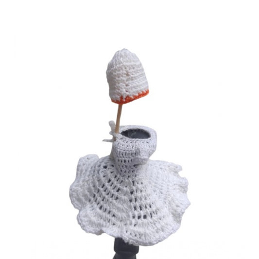 Laddu Gopal Dress Size: 0 To 6 (White)