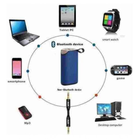 Generic Plastic Rubber Wireless TG111 Bluetooth Speaker (Blue)