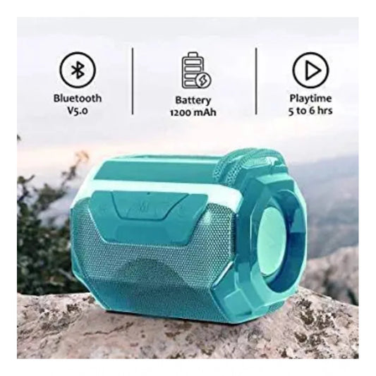 Generic Plastic Rubber Wireless A005 Bluetooth Speaker (Sky Blue)