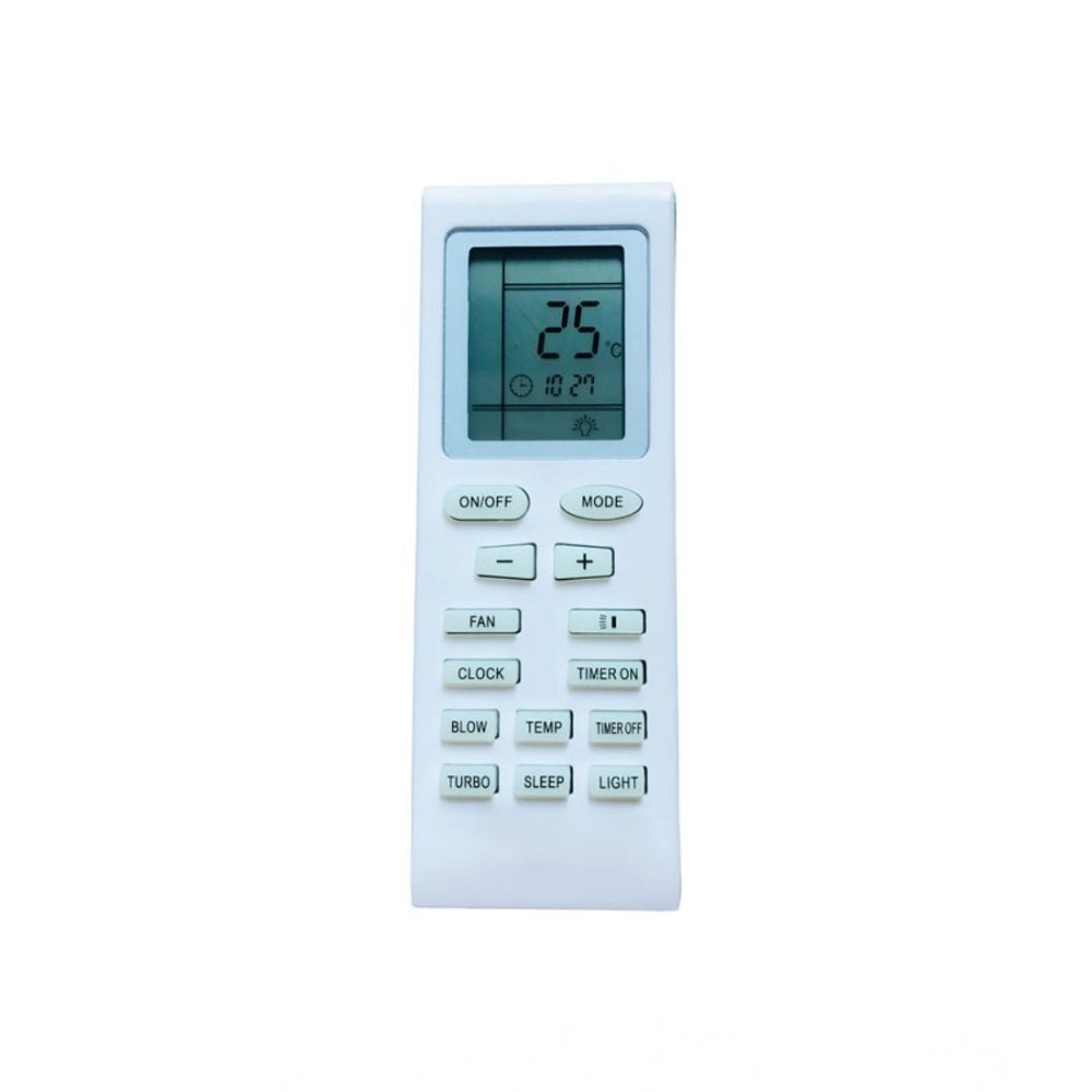 Generic AC Remote No.18A No Backlight Voltas AC Remote Control (White)