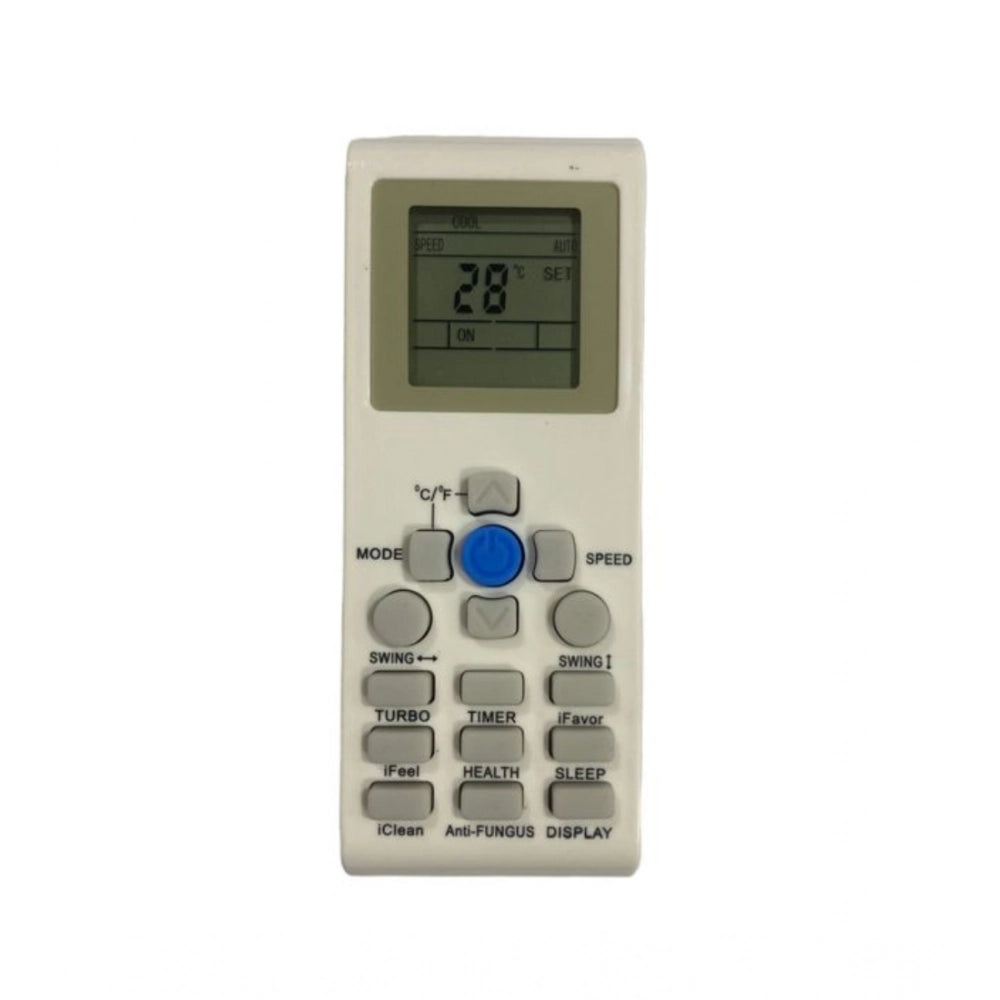 Generic AC Remote No.171 No Backlight Aux AC Remote Control (White)