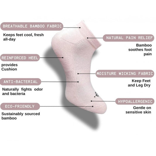 Generic 3_Pair Set Unisex Casual Cotton Printed Low Cut Socks (Multicolor)