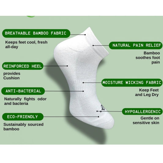 Generic 3_Pair Set Unisex Casual Cotton Printed Low Cut Socks (Multicolor)