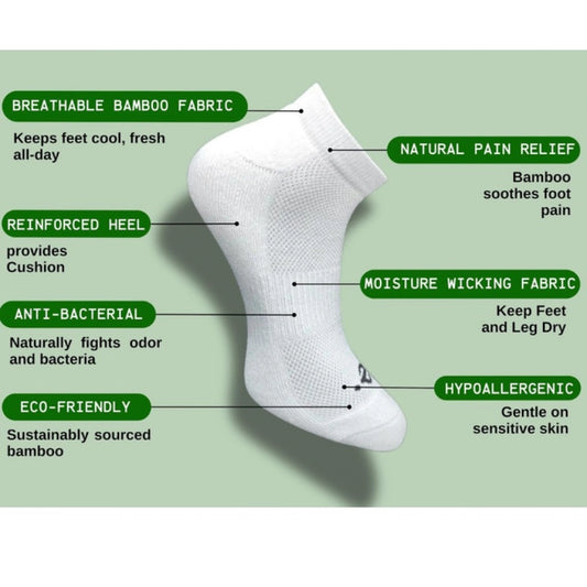 Generic 3_Pair Set Unisex Casual Cotton Printed Low Cut Socks (Multicolor)