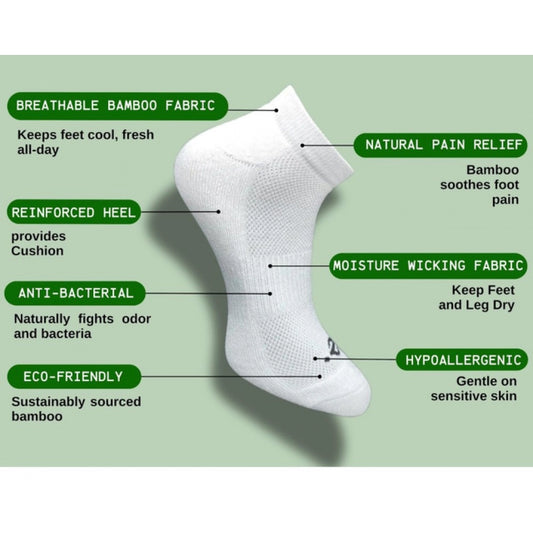 Generic 3_Pair Set Unisex Casual Cotton Printed Low Cut Socks (Multicolor)