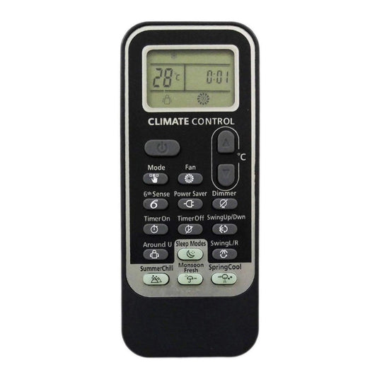 Generic Remote No. 192 (Black), Compatible with Whirlpool AC Remote Control (Exactly Same Remote will Only Work)