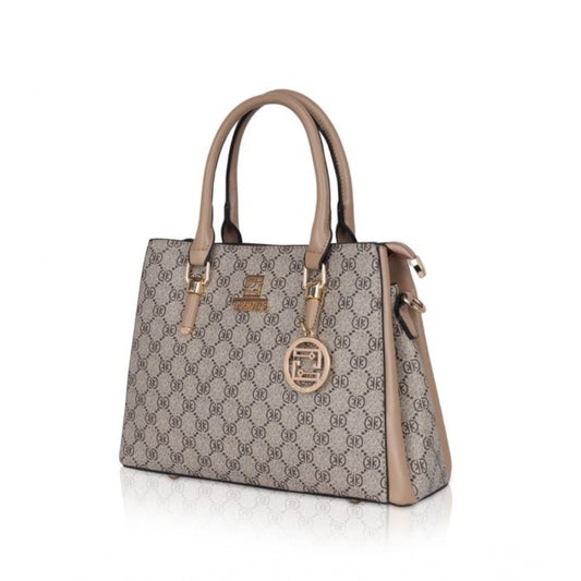 Women's Faux Leather Printed Handbag (Hilver)