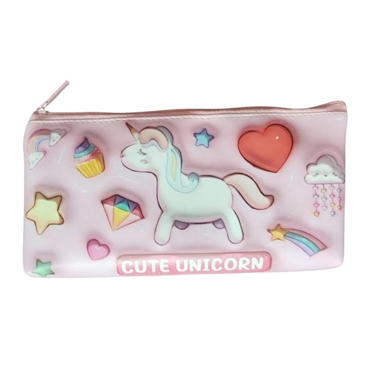 Unicorn Pencil Pouch |   Canvas  |   Stationery | 3+ Years