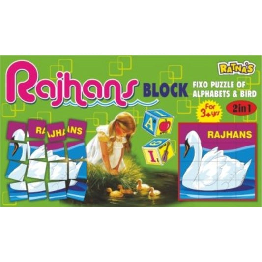 Fixo puzzle of Alphabets and bird | Educational Toys | 3+ Years