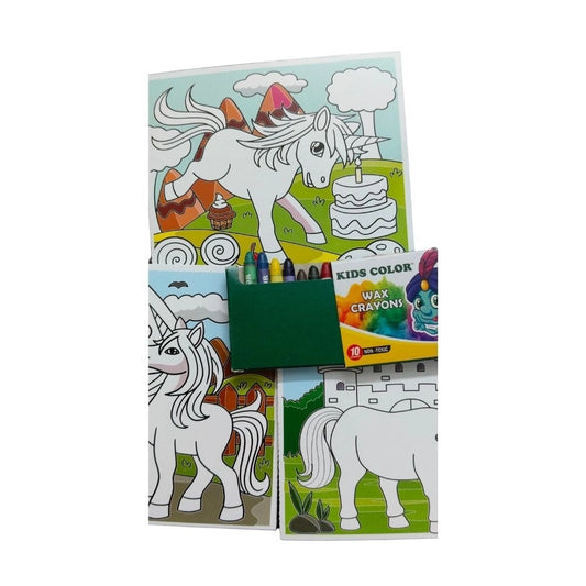 Fun With Color Coloring Board-Unicorn |   Cardboard  |   Educational Toys| 3+ Years