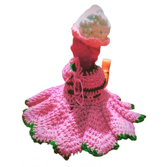 Laddu Gopal Dress Size: 0 To 6 (Light Pink)
