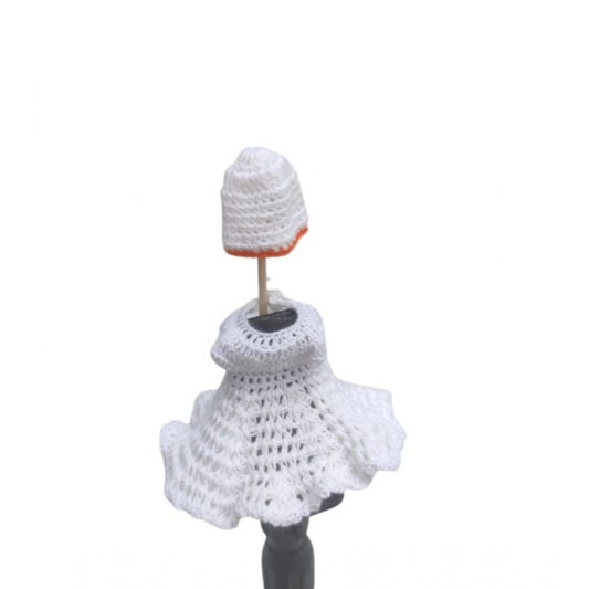 Laddu Gopal Dress Size: 0 To 6 (White)
