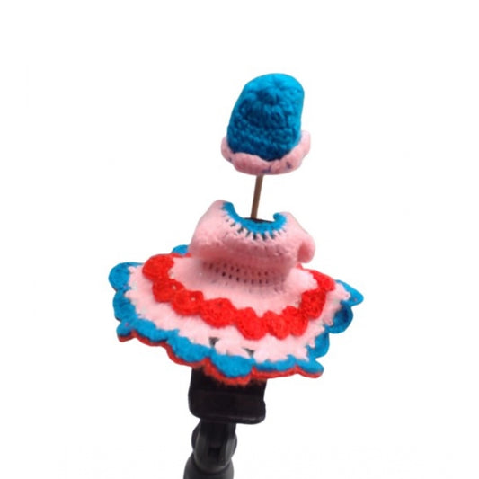 Laddu Gopal Dress Size: 0 To 6 (Baby Pink-Red)
