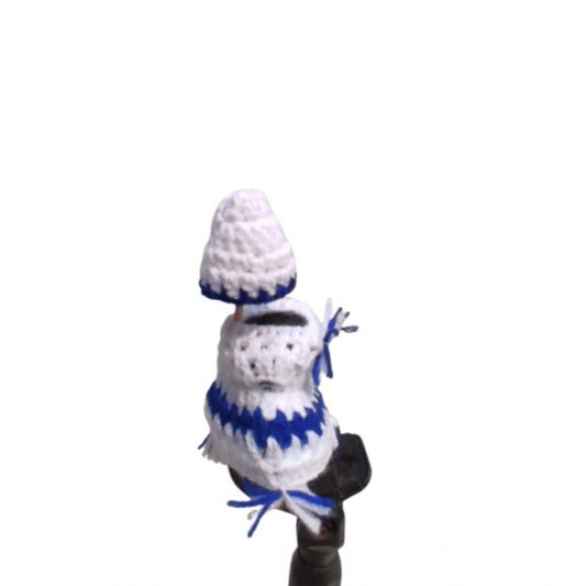 Laddu Gopal Dress Size: 0 To 6 (White-Blue)