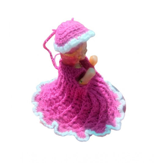 Laddu Gopal Dress Size: 0 To 6 (Magenta)