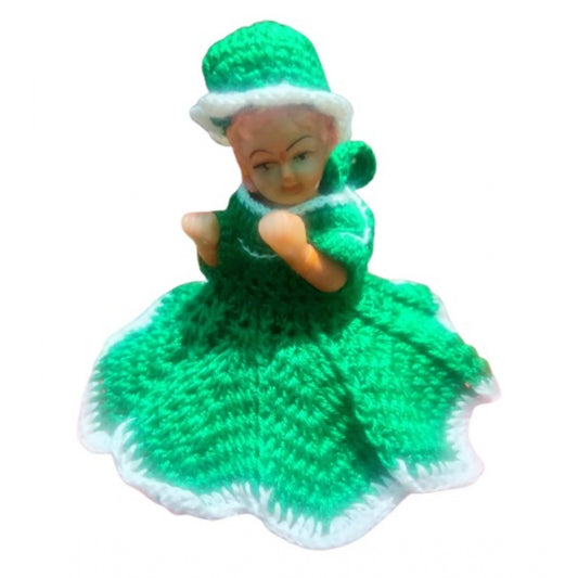 Laddu Gopal Dress Size: 0 To 6 (Green)