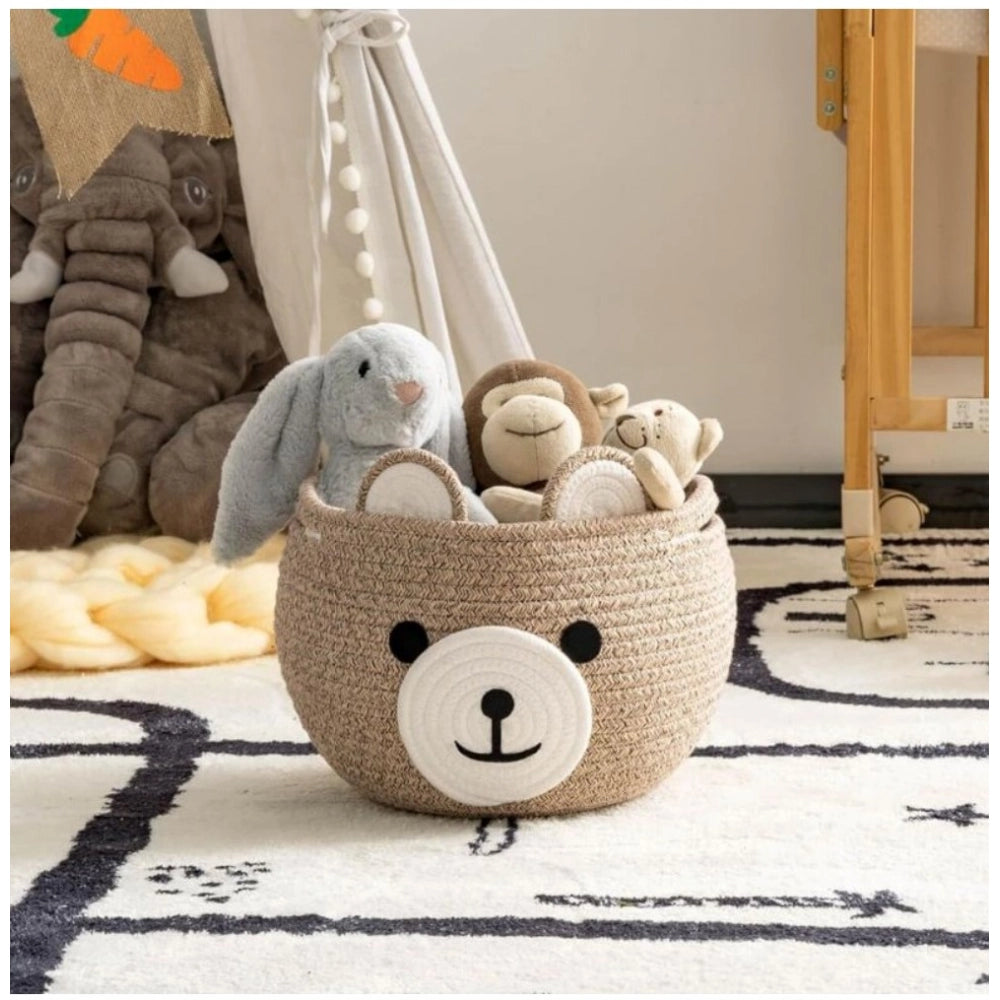 Cotton Bear Shaped Storage Baskets Pack of 1 (Mix)