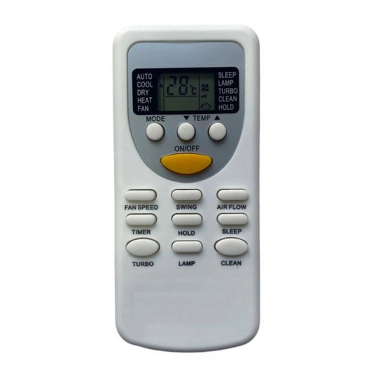 Generic AC Remote No.49 No Backlight Videocon AC Remote Control (White)