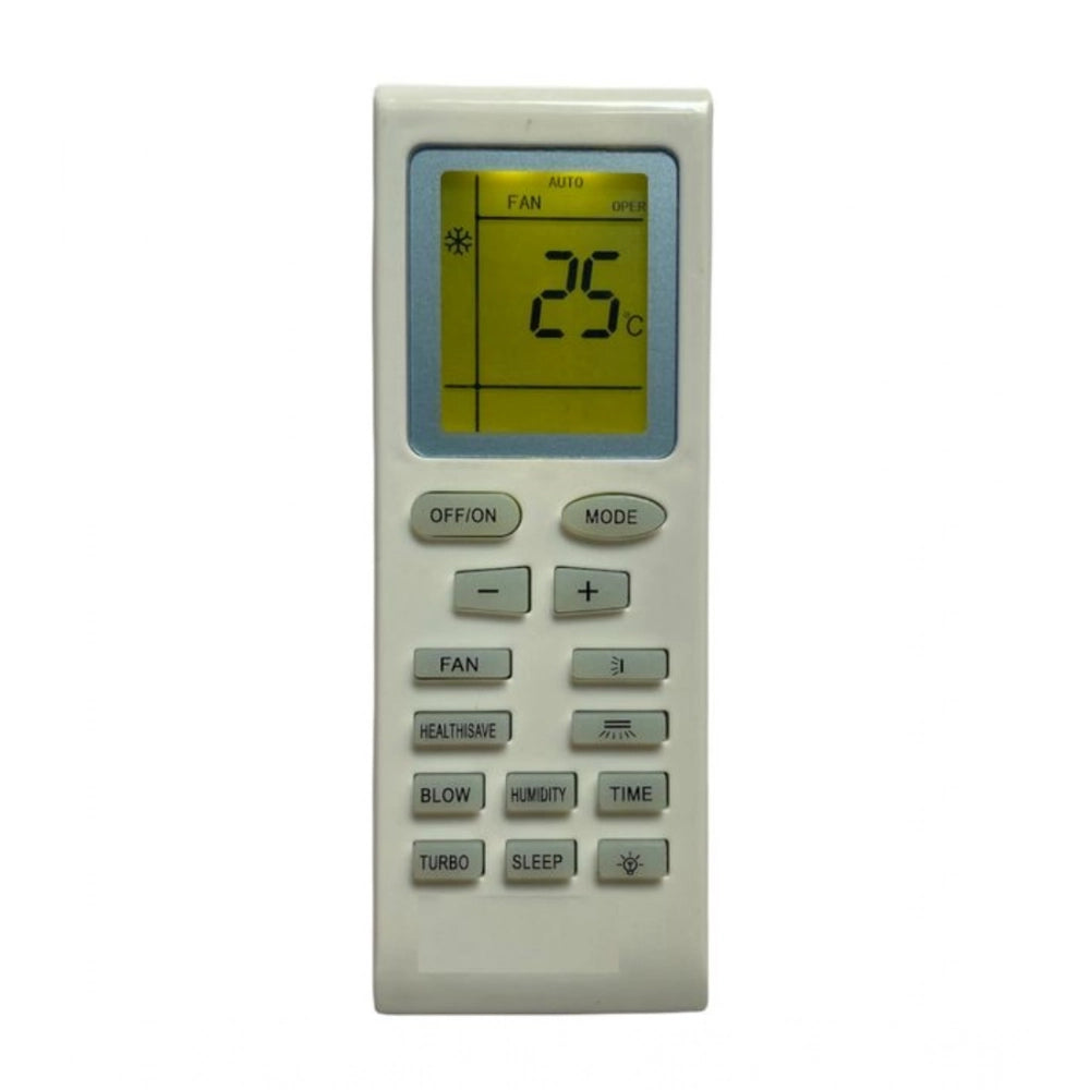 Generic AC Remote No.18 with Backlight Electrolux AC Remote Control (White)