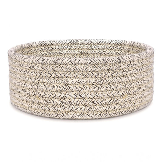 Cotton 8x3 Inch Kidi Round 1 Pcs Bedside Organizer (Brown)